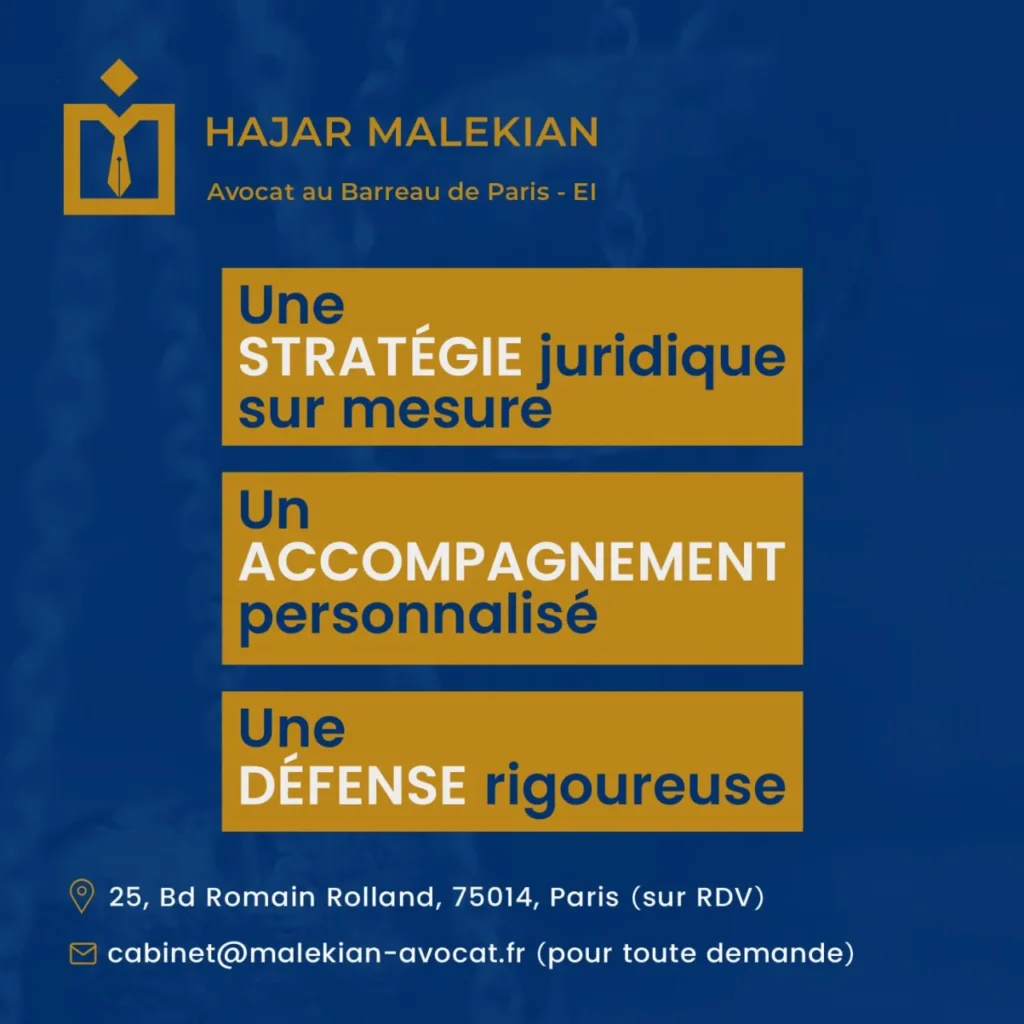 Avocat Hajar MALEKIAN (PARIS)